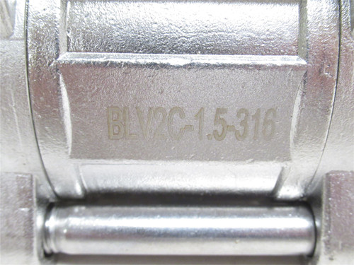 Steele-OBrien BLV2C-1.5-316; Ball Valve SS-316 Size 1-1/2"