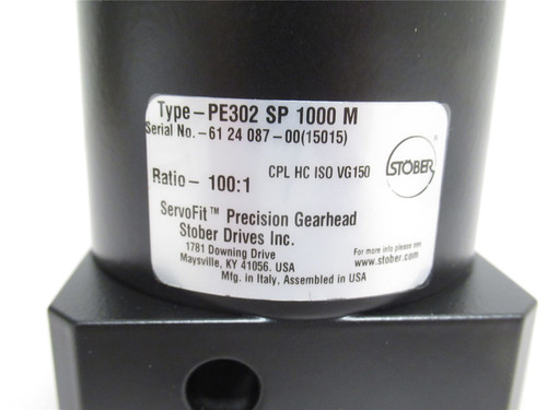 Stober PE302SP1000M; Planetary Gearhead; 100:1 Ratio