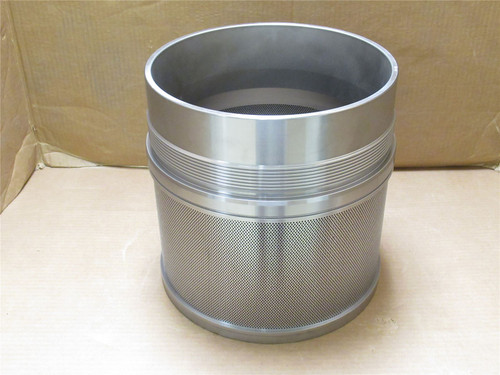 Sepamatic 9A141; Perforated Grinder Drum; 2mm Hole ID; 12"ID