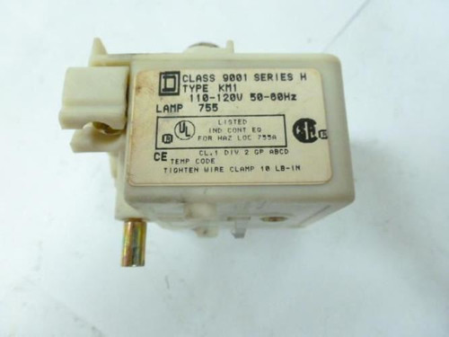 Square D 9001-KM1; Light Module; 110-125V; 50-60 Hz