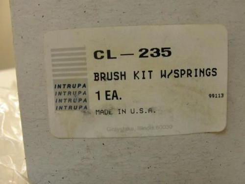 Intrupa CL-235; Brush Kit W/Springs