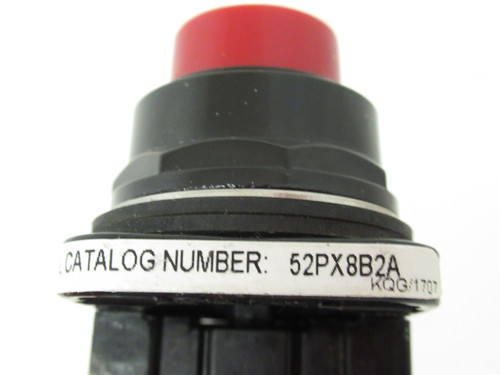 Siemens 52PX8B2A; Red Push Button Unit 1NO/1NC