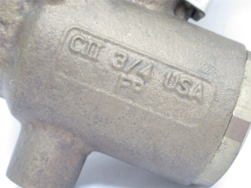 Apollo 7K-103; Auto-Drain Bronze Ball Valve 3/4NPT; 600WOG