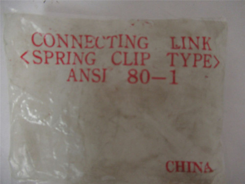 MFG ASNI 80-1; Connecting Link Spring Clip Type