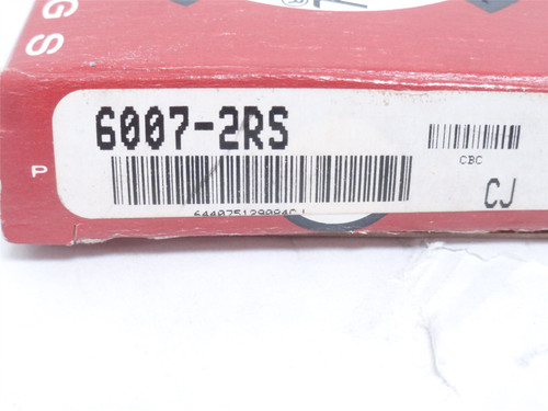 Koyo 6007-2RS; Ball Bearing 35mm ID x 62mm OD x 14mm Wide