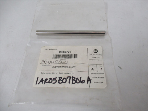 Markem 946777; Clutch Drive Shaft