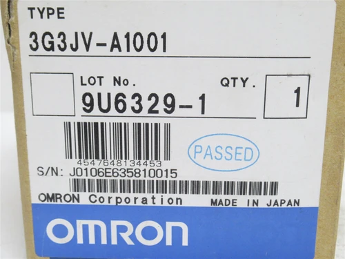 Omron 3G3JV-A1001; AC Drive 1Ph 115V IN / 3PH 230V 3.2A OUT