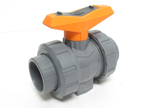 GF 161.546.066; True-Union Metric PVC Ball Valve; 50mm Socket