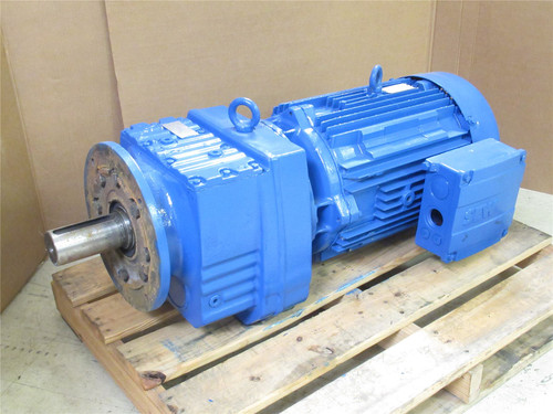 SEW RF107DRN200L4FMDH; AC Gear Motor; 7.86:1 Ratio; 40HP; 230/460V