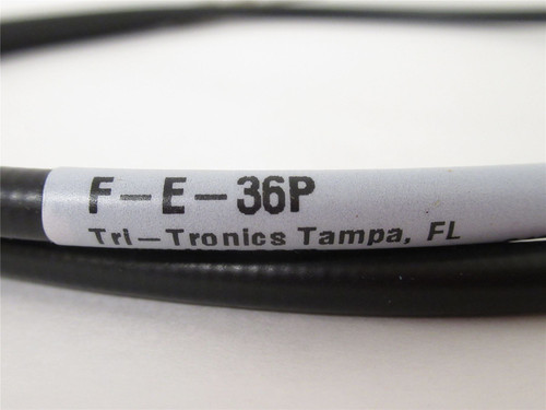 Tri-Tronics F-E-36P; Fiber Optic Cable; 36"L; (E) 0.046"