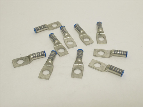 T&B ATL6-38; Lot-10 Compression Lugs 3/8" Hole; Wire 6 STR