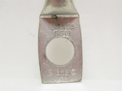 T&B ATL6-38; Lot-10 Compression Lugs 3/8" Hole; Wire 6 STR