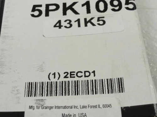 Bando 2ECD1; Serpentine Belt; 5-Rib; 43.1" Long; 431K5