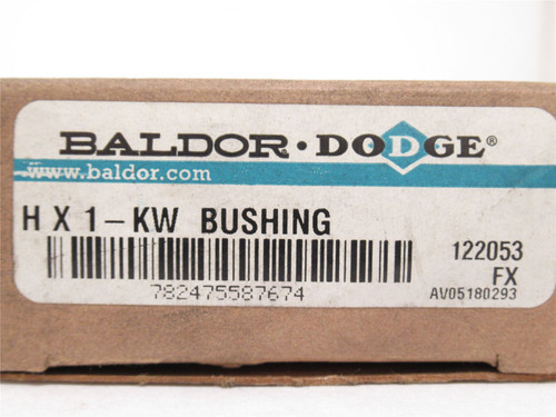 Dodge 122053; QD Bushing H x 1-KW; 1"ID; NO BOLTS