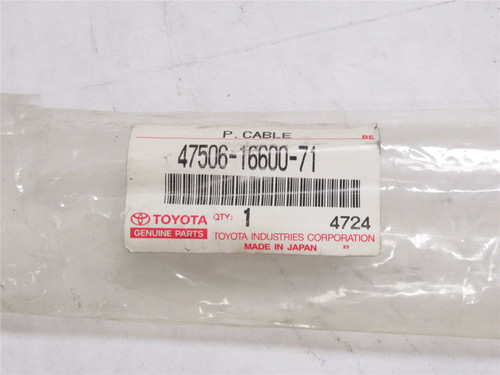 Toyota 47506-16600-71; Forklift Emergency Brake Cable