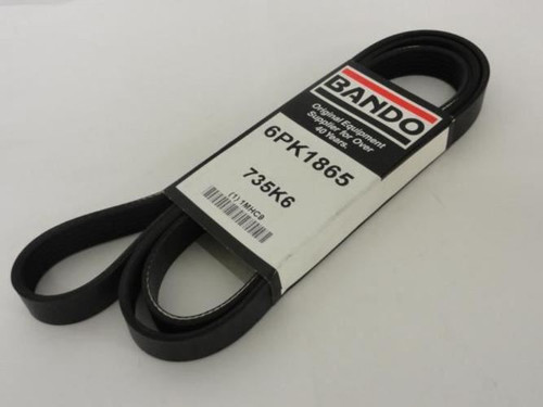 Bando 735K6; Serpentine Belt; 6PK1865; 73.5"; 1MHC9