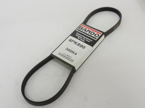 Bando 4PK890; Serpentine Belt 350K4; 4-ribs 35.0"L; 1MGK3