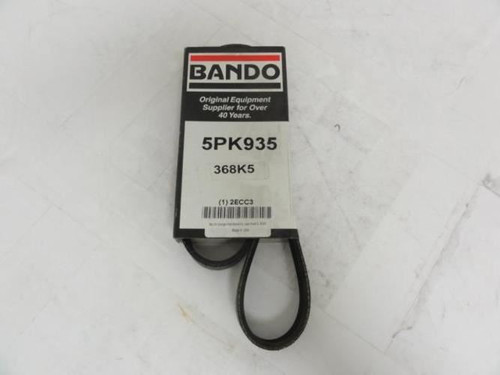 Bando 5PK935; Serpentine Belt; Industry Number 368K5