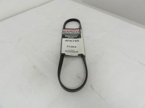 Bando 4PK795; Serpentine Belt 313K4; 4-ribs 31.3"L; 2JZG5