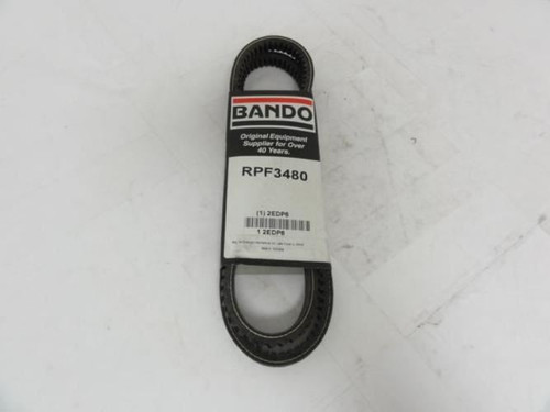Bando 2EDP6;  Auto V-Belt; Industry Number RPF3480