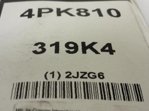 Bando 4PK810; Serpentine Belt 319K4; 4-ribs 31.9"L; 2JZG6