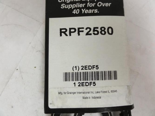 Bando 2EDF5; Auto V-Belt; Industry Number RPF2580