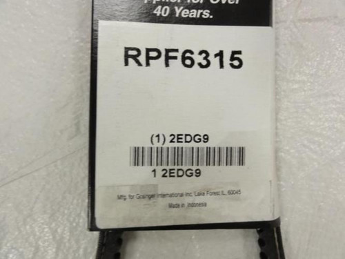 Bando  RPF6315; Auto V-Belt; 31.5" Long