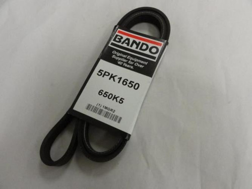 Bando 1MGR2; Serpentine Belt; 5-Rib; 65"Long; # 650K5