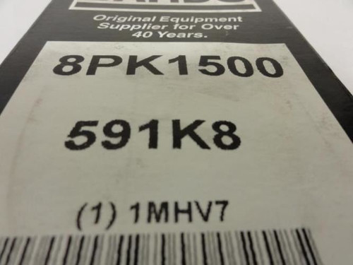 Bando 1MHV7; Serpentine Belt; 59.1" Long; Number 591K8