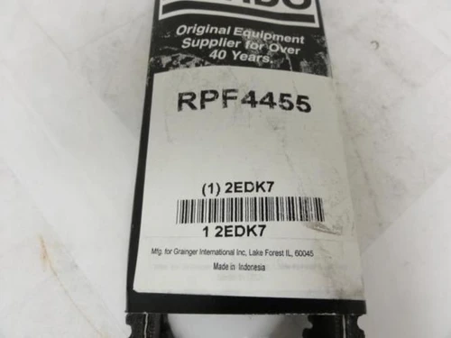 Bando 2EDK7; Auto V-Belt; Industry Number RPF4455