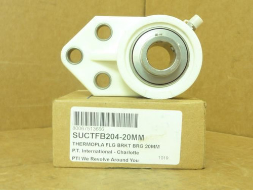 PTI SUCTFB204-20MM; Thermoplastic 3-Bolt Flange; 20mmID