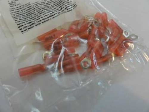 3M MH18-8R/LX; Pack of 25 Heat Shrink Terminals # 8 Stud