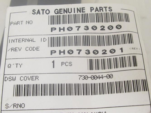 Sato PH0730200; DSW Cover