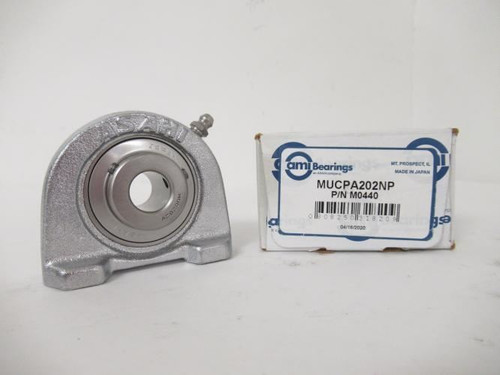 AMI MUCPA202NP; Pillow Block Bearing Unit; 15mmID;