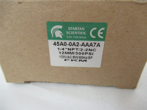 Spartan Scientific 45A0-0A2-AAA7A; Solenoid Valve 2Way 2Posit