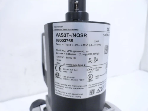 Krom-Schroder VAS3T-/NQSR; Gas Shutoff Valve 88003765; 7PSIG