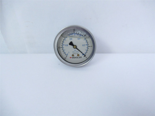 Weksler by12yvc4cw; Vacuum Gauge 2.75" Dial