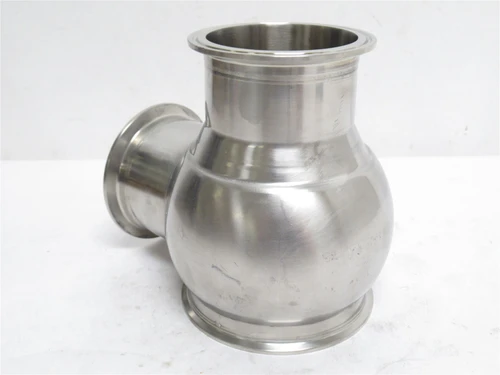 MFG- 9613161609; Valve Lower Body; SS; Size: 3" Clamp