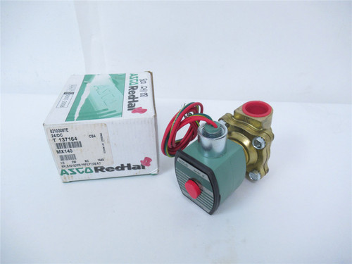 Asco Red Hat 8210G087E 24DC; Solonoid Valve NC 1/2NPT 24VDC
