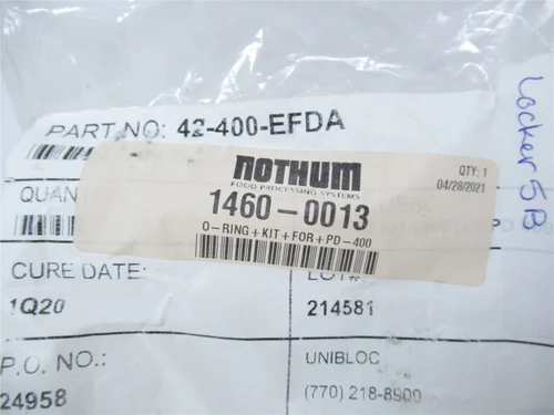 Nothum 1460-0013; O-Ring Kit for PD-400