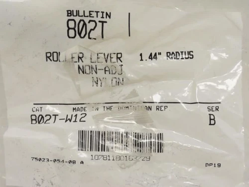 Allen-Bradley 802T-W12; Limit Switch Roller; Nylon
