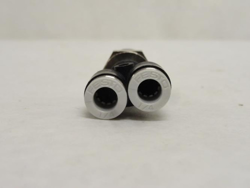 Festo QSY-3/8-1/4-U ; Lot-2 Y-Fitting 153741; 1/4"Tube x 3/8NPT