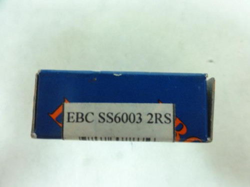 EBC SS6003-2RS; Ball Bearing; 17mm ID; 35mm OD; 10mm W