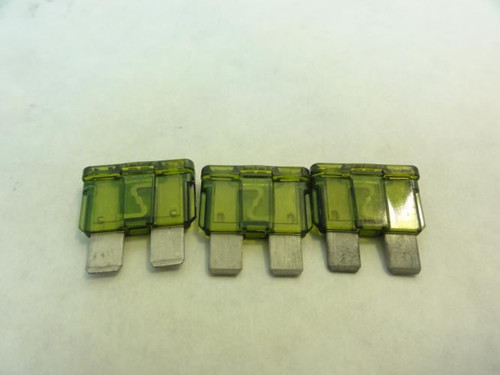Bussmann ATC-30; Lot-3 Fuses; 30A