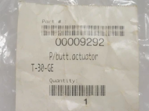 Festo T-30-GE; Pushbutton Actuator ONLY; Yellow; Size: 30.5mm