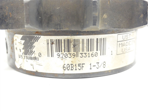 Tsubaki 60B15F 1-3/8; Sprocket #60; 15 Teeth; 1-3/8"ID