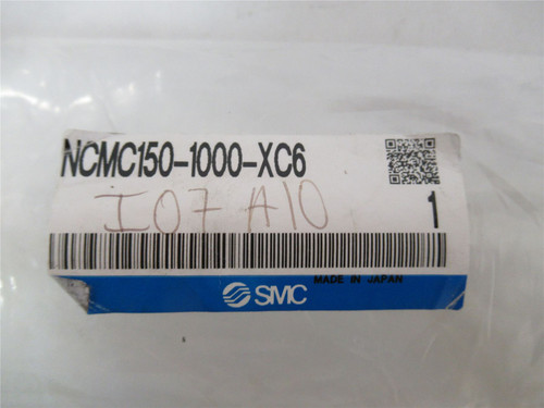 SMC NCM150-1000-XC6; Air Cylinder 1.5"Bore x 10"Stroke