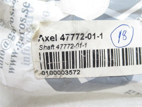 CM Process 100003572; Shaft 47772-01-1; SS; 7-3/8" Flange OD