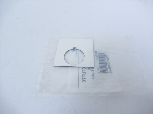 Eaton 10250TLP76; Legend Plate - Blank; Jumbo; Silver/White