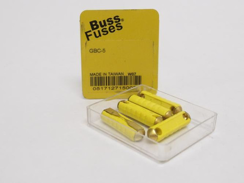 Bussmann GBC-5; Box-5; Fast-Acting Automotive Fuses; 5A